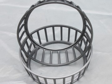 Conical bearing retainer